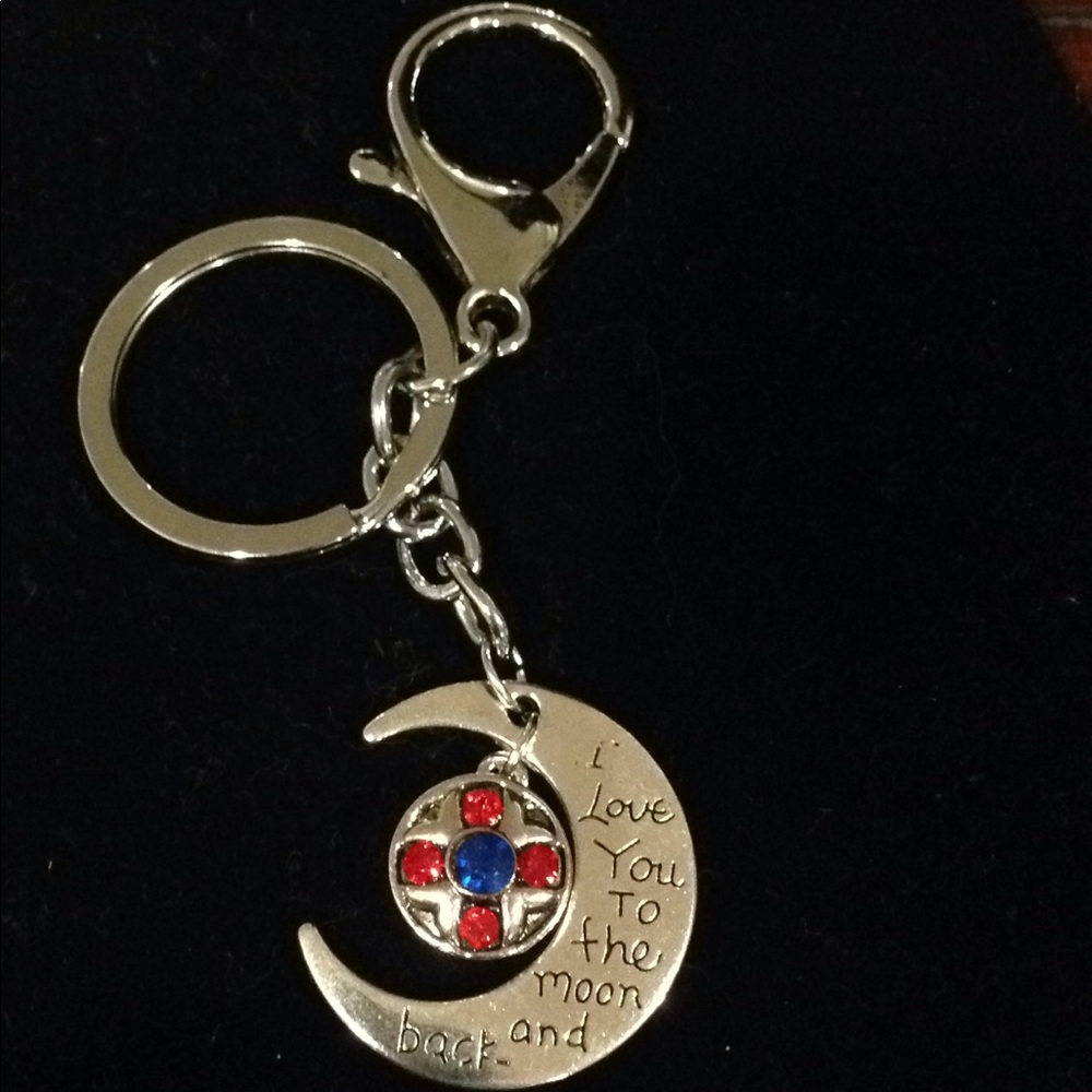 SOLD! Love you to the moon and back keychain